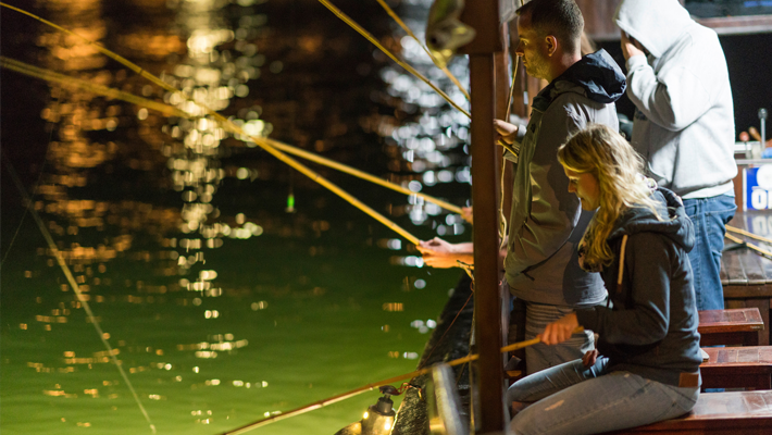 Try Squid Fishing or a Movie Night