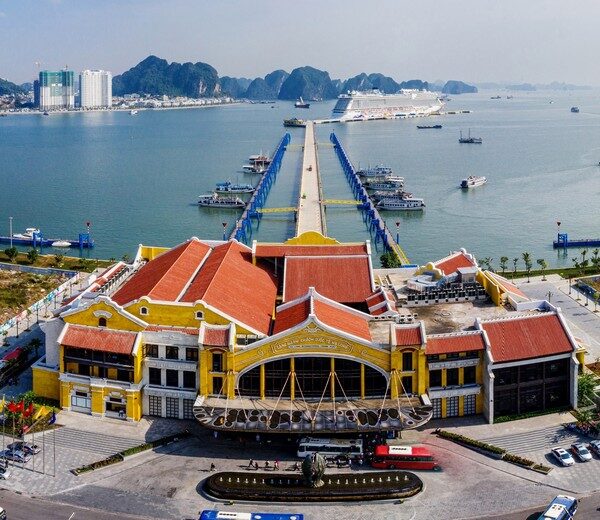 Halong international cruise port.